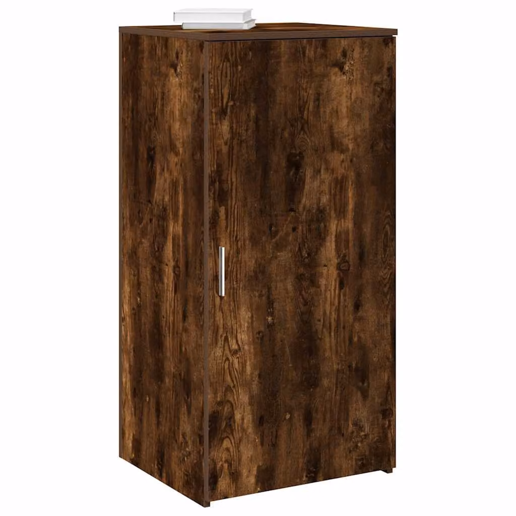 Mobile Portaoggetti vidaXL Moderno in Rovere Fumo, L: 50 cm, P: 45 cm, H: 103,5 cm