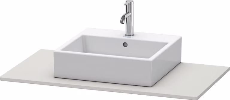 Console Duravit XSquare, 1 découpe, 1000x16x550mm, XS060E00707, XS060E00707