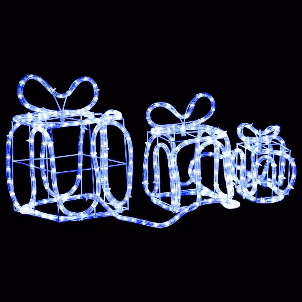 SYFAX™ Scatole regalo per decorazioni natalizie con 180 LED per interni ed esterni