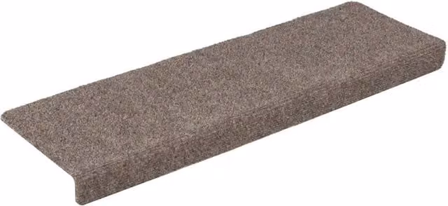 Set di 30 tappetini autoadesivi per scale DESIGN IN, antiscivolo e fonoassorbenti, colore beige, L 65 x P 21 x H 4 cm