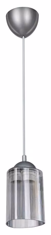 Lampada a sospensione con paralume triangolare in plastica fumè Optical MDL3871