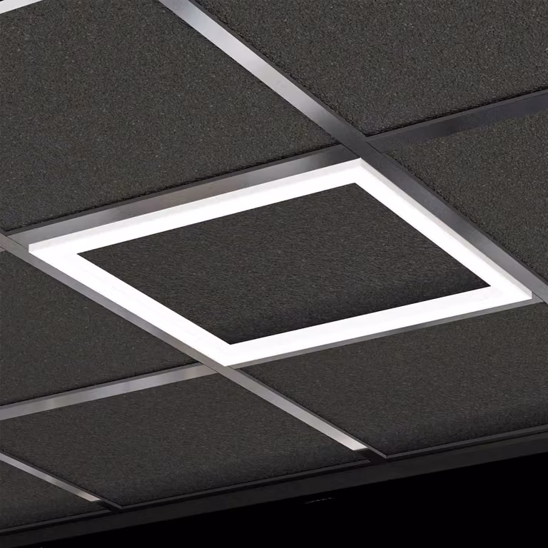 Pannello LED da 62x62 cm con cornice, illuminazione a LED, 40 W, 4000 lumen, 5000 K