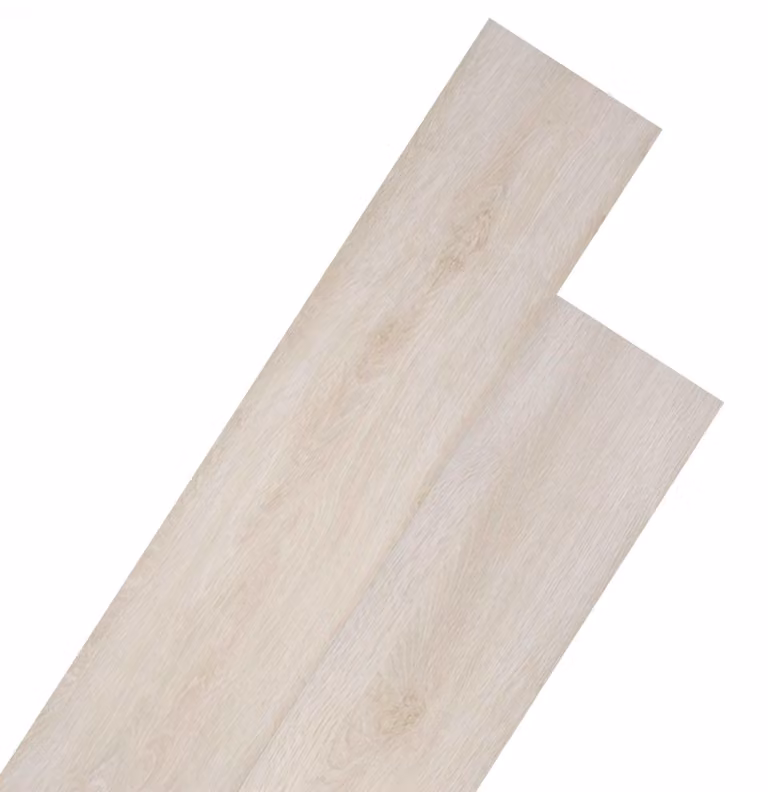 Tavole per Pavimenti 18 pcs Bianco Rovere Classico 2,51 m² PVC