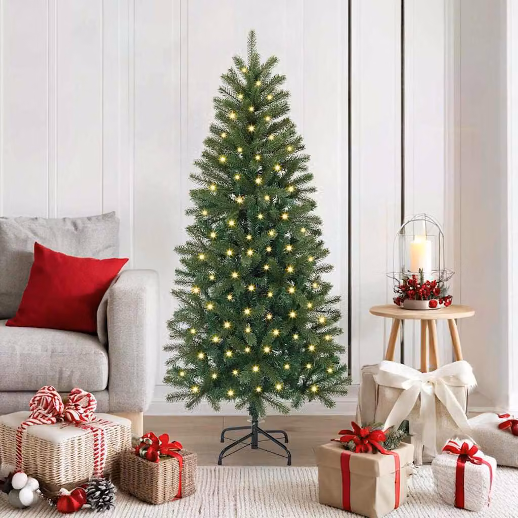 Maison Exclusive - Albero di Natale artificiale, verde, 150 cm, realizzato in PE e PVC