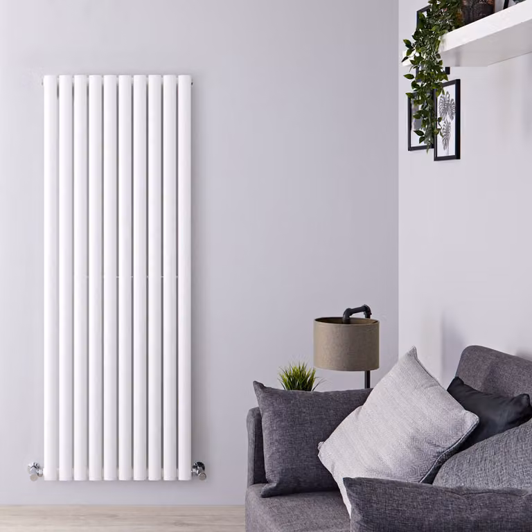 Radiatore Verticale Bianco 1600x590mm 1100W - Alta Resa - Design Moderno - Revive
