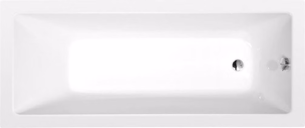 Vasche da bagno Polysan - Vasca rettangolare Noemi 1600x700x390 mm, bianco 71707