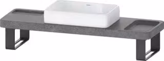 Set di lavabi Duravit Qatego 140x45x90cm, m K, console, Lavica pol.