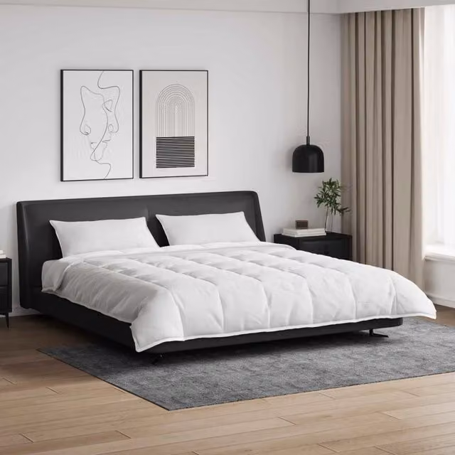 Set di Piumoni con cuscino 3 pz Bianco Piuma d'anatra 3377253