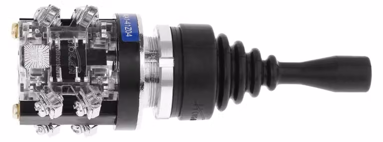 Interruttore joystick, 4 contatti normalmente aperti (4NO), ritorno a molla, 12V, 4 posizioni