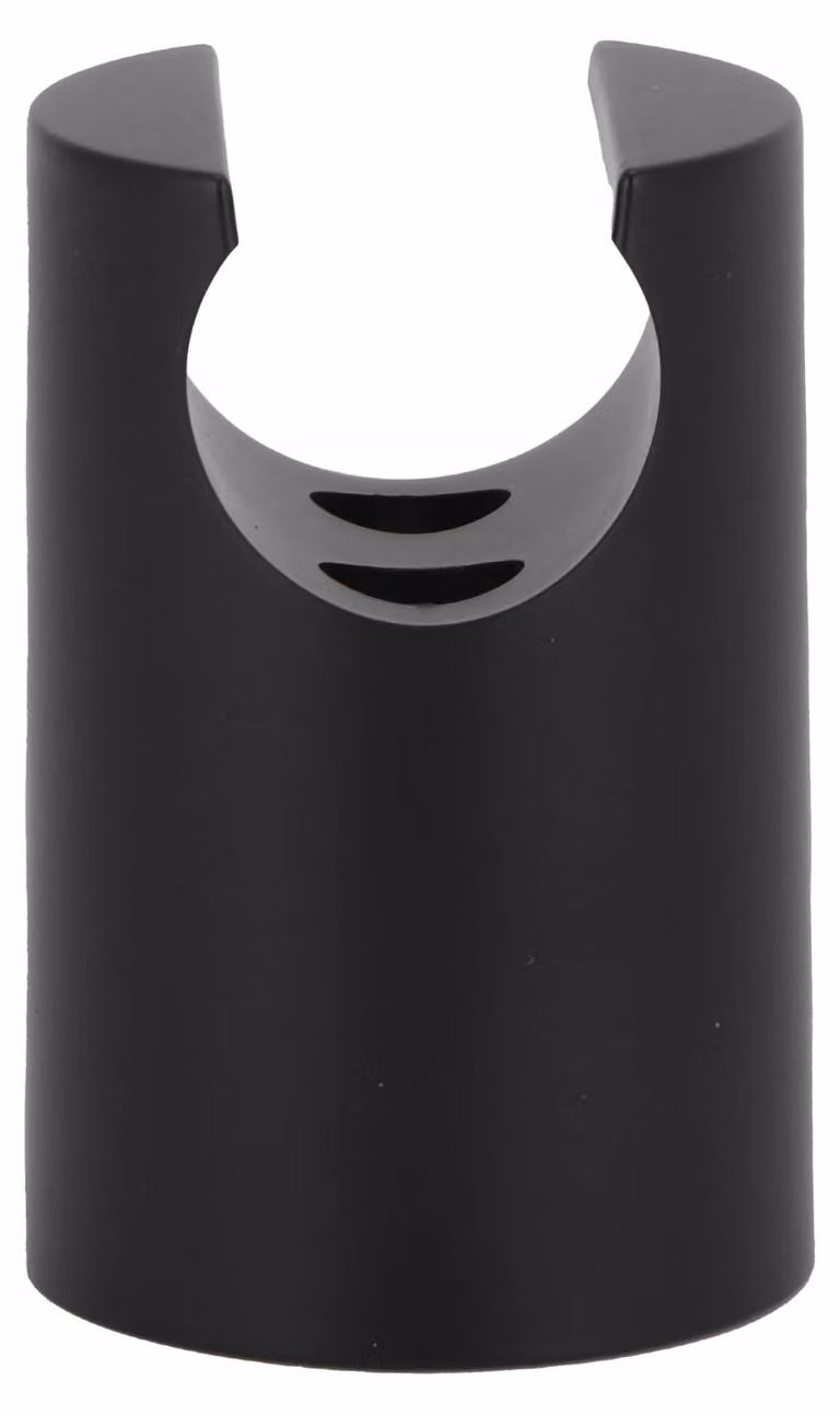 Supporto per soffione doccia, montaggio a parete, per bagno, doccetta, supporto, staffa, nero