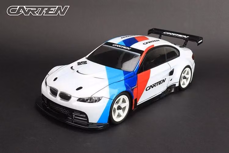 CARTEN M3 GT2 1/10 TC, carrozzeria trasparente in lexan, 190mm