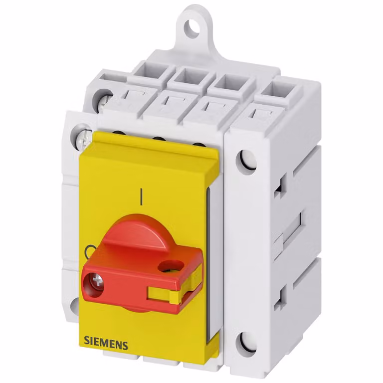 Interruttore sezionatore Siemens 3LD3, Iu 63 A, interruttore principale a 3 poli + N 3LD34301TL13