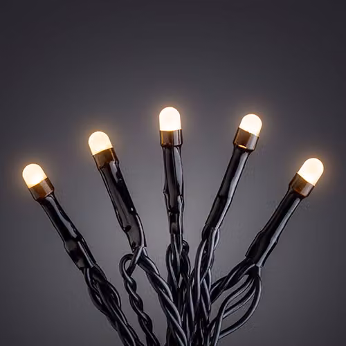 Konstsmide Micro LED fairy lights, smerigliato, 40 diodi color ambra
