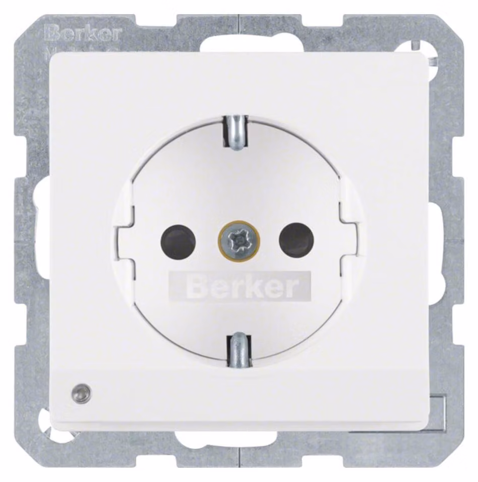Berker SCHUKO Presa di corrente pow/sa Luce di orientamento a LED 41096089