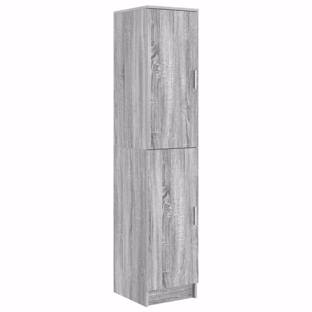 Credenza moderna vidaXL in MDF Grigio L/P/H: 35 x 39 x 168 cm – 2