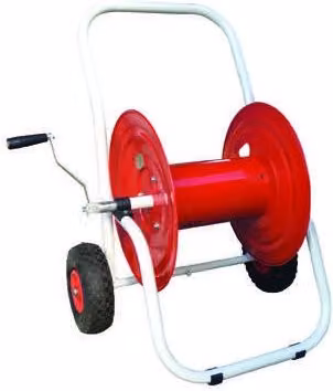 Avvolgitubo da giardino Claber rosso autoportante