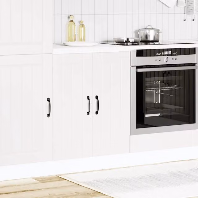 Mobile base lavello da cucina Design In bianco in legno multistrato L/P/H: 81.5 x 60.0 x 46.0 cm