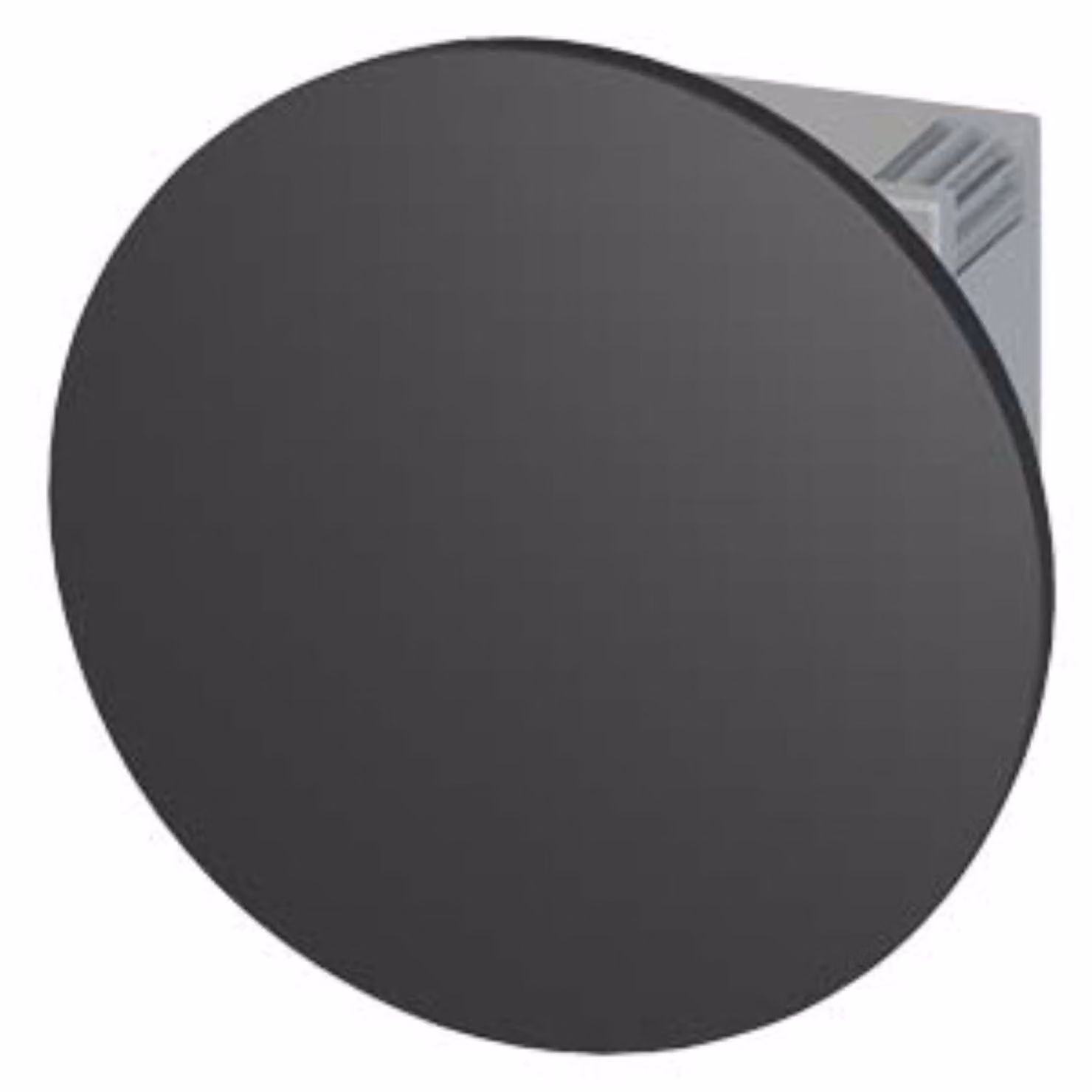 Siemens 3SB3500-1QA11-Tastiera per stampa pilota, 22 mm, rotonda, in metallo, nera, 60 mm