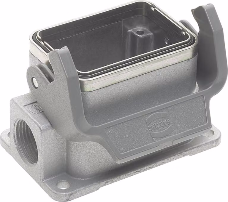 Custodia per presa Han 6EMV/B-asg2-LB - Custodia per connettore industriale 19 62 806 1290