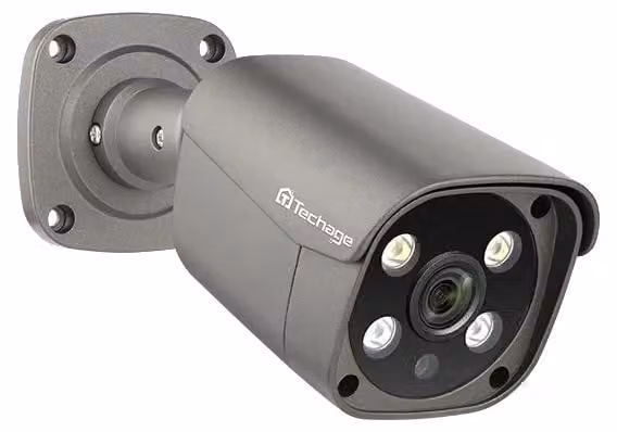 Telecamera di sorveglianza, funzione di comunicazione bidirezionale, visione notturna, 1 unità da 5MP