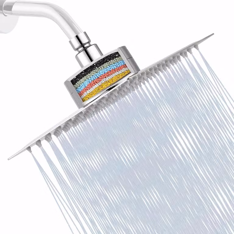 Doccia filtrata con filtro per acqua dura