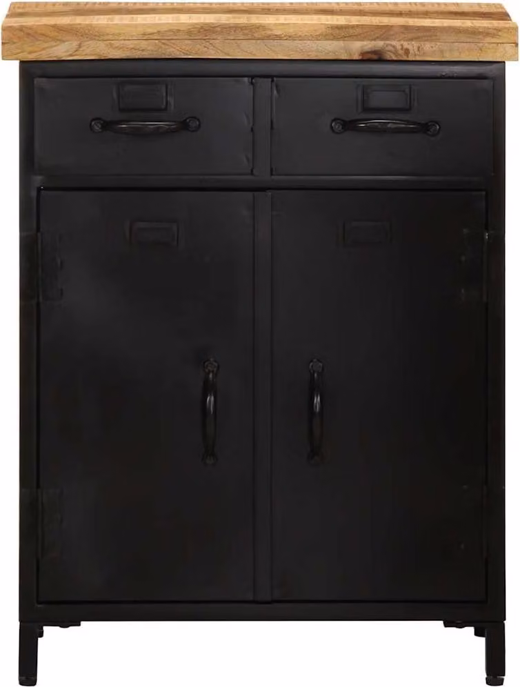 vidaXL Credenza 55x30x71 cm in legno massiccio di mango