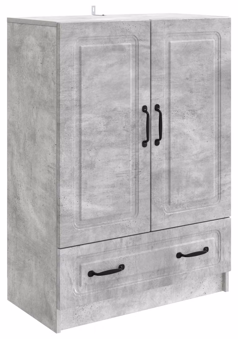 Credenza Grigio Cemento 66 x 34,5 x 92 cm Legno ingegnerizzato
