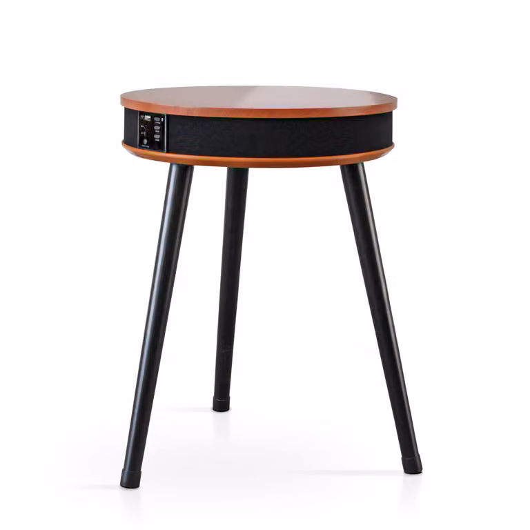 Tavolino con Altoparlanti Bluetooth con Ricarica USB