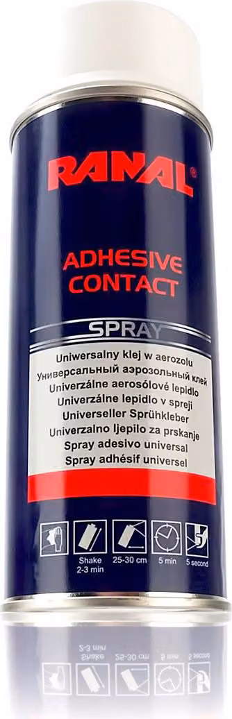 Adesivo spray universale per tappezzeria RANAL, 400 ml