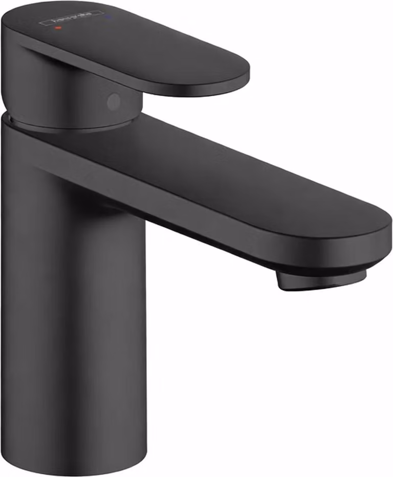 Miscelatore lavabo hansgrohe 100 Vernis Blend nero opaco, 1 pz.