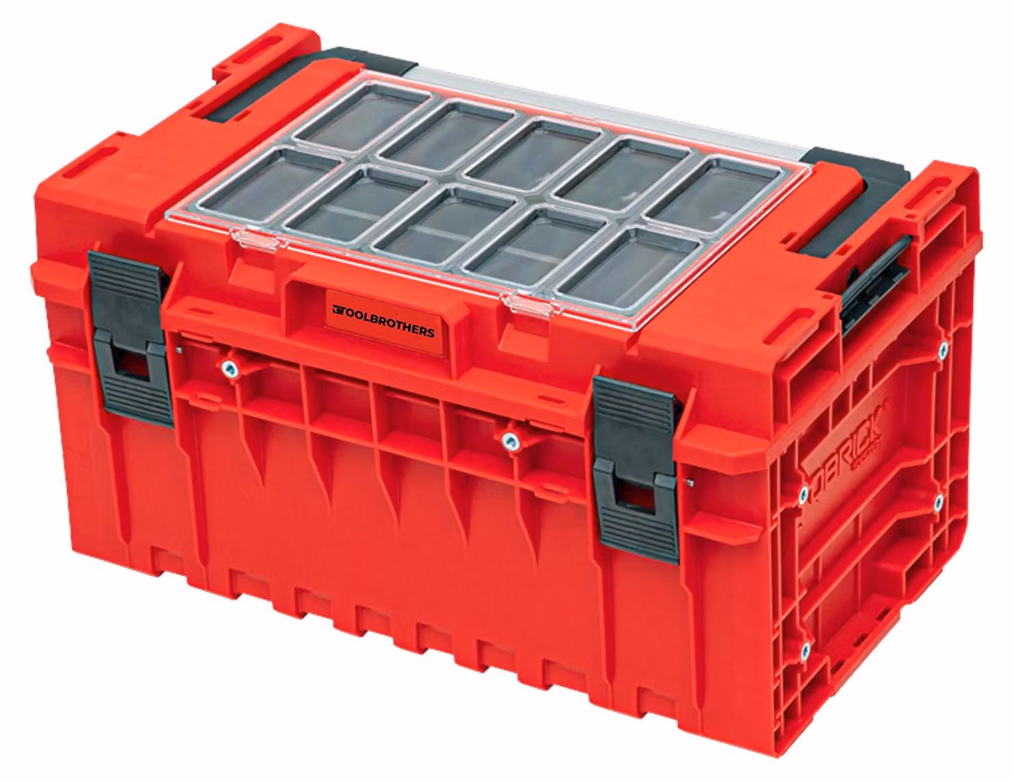 Toolbrothers RHINO XXL Valigia portautensili ULTRA Handling+ altezza L 38 l IP66 con divisori estraibili + cassette