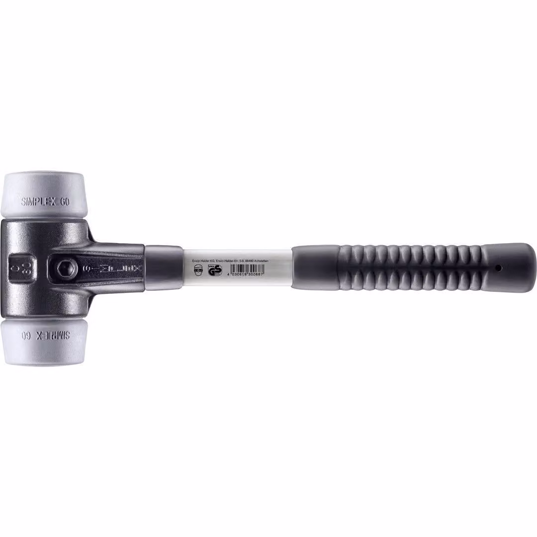 Mazza SIMPLEX soft-face, TPE-mid; con rinforzo..