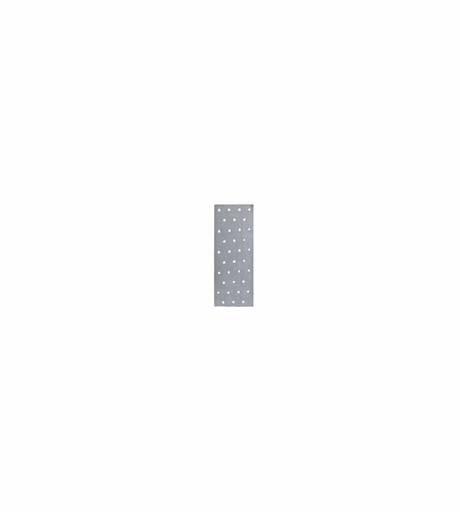 Giunto a piastra forato 80 x 240 mm.