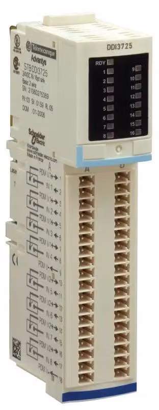 Schneider Electric Modulo di ingresso digitale, versione base STB, 24 V CC, 16 canali STBDDI3725