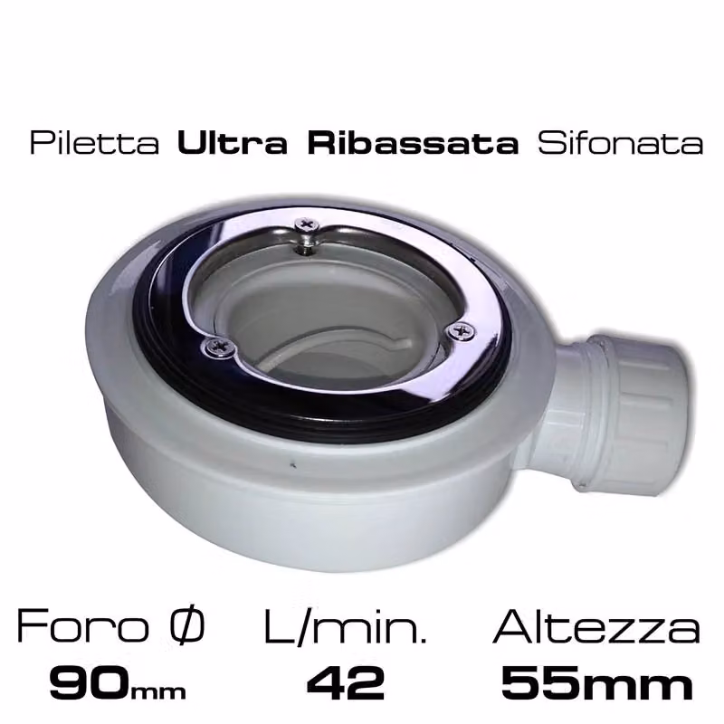 Piatto doccia rettangolare Doliso Elostone in marmoresina gelcoat verde vietri, antiscivolo, L: 170 cm, P: 70 cm, H: 2,8 cm – 2