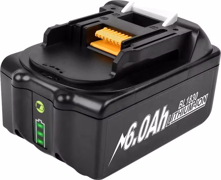 Batteria di ricambio, capacità 18 V 6000 mAh, caricabatteria intelligente, 1 pezzo