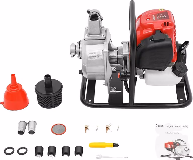 Pompa dell'acqua, portata elevata, funzionamento efficiente, UE, 220 V, rosso