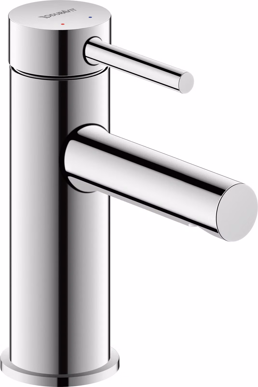 Duravit Circle Mitigeur monocommandé pour lavabo S, sans garniture de vidage, saillie 100 mm, chrome, CE1010002010, CE1010002010