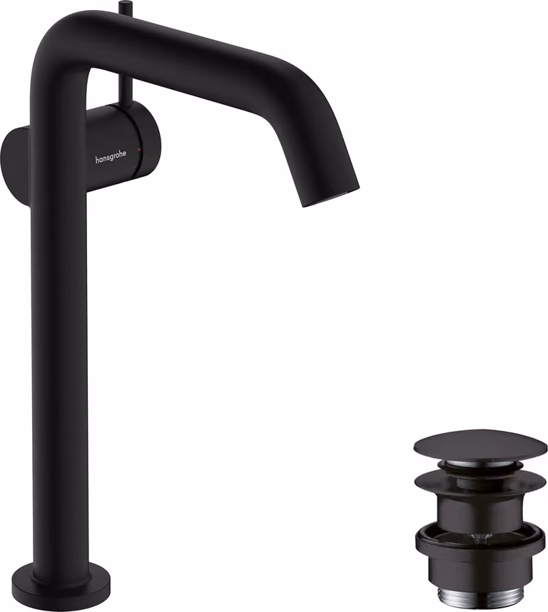 Robinetterie de lavabo hansgrohe Tecturis S 240 Fine CoolStart, pour lavabos à poser avec vidage PUSH, EcoSmart+, 73370670, 73370670