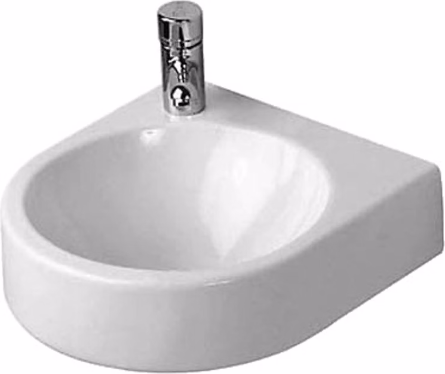 DU Architec Lavabo da 360 mm senza bacinella, w.HLB, HL destra, bianco