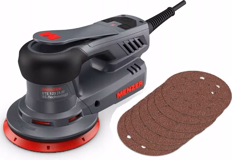 Set MENZER Levigatrice eccentrica ETS 125 5.0 dischi abrasivi nuovo