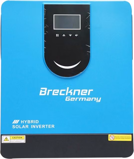 Inverter solare ibrido Breckner Germany 6,2 KW 48 V 120 A MPPT monofase OFF-GRID SY-6,2K-48 V blu