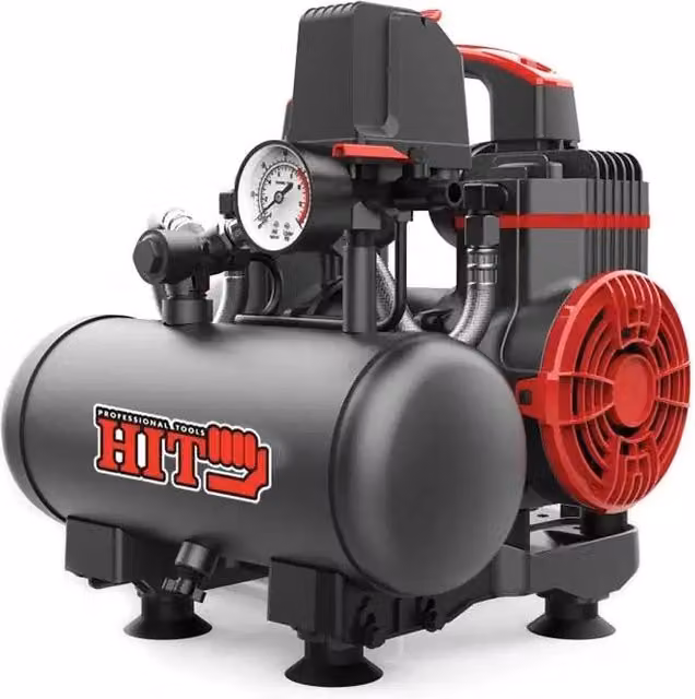 Compressore Silenziato Hit Nero 3 lt