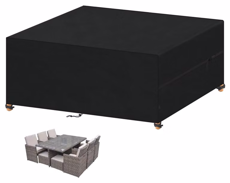 Copertura impermeabile per mobili da giardino, realizzata in tessuto Oxford 420D, dimensioni 280x210x90 cm