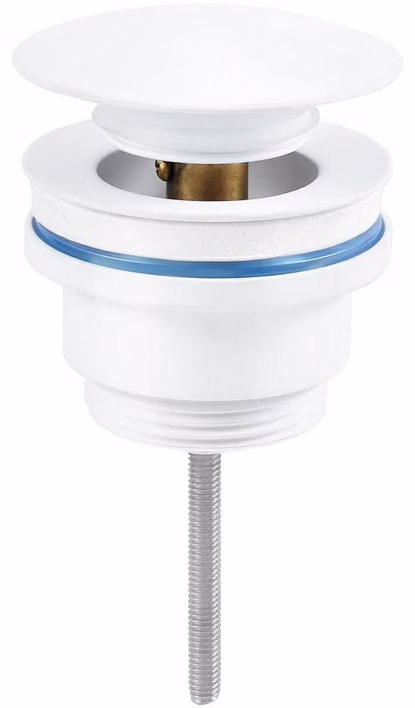 CERANO - Sifone per lavabo - 5/4" click-clack - universale - bianco opaco