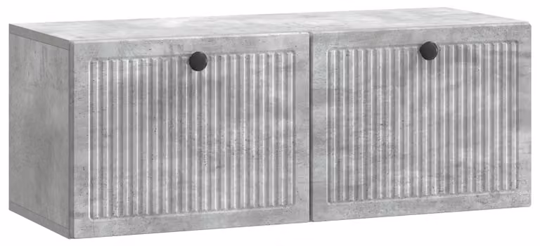 Mobile Porta TV da Muro Grigio Cemento 78,5 x 31 x 30 cm
