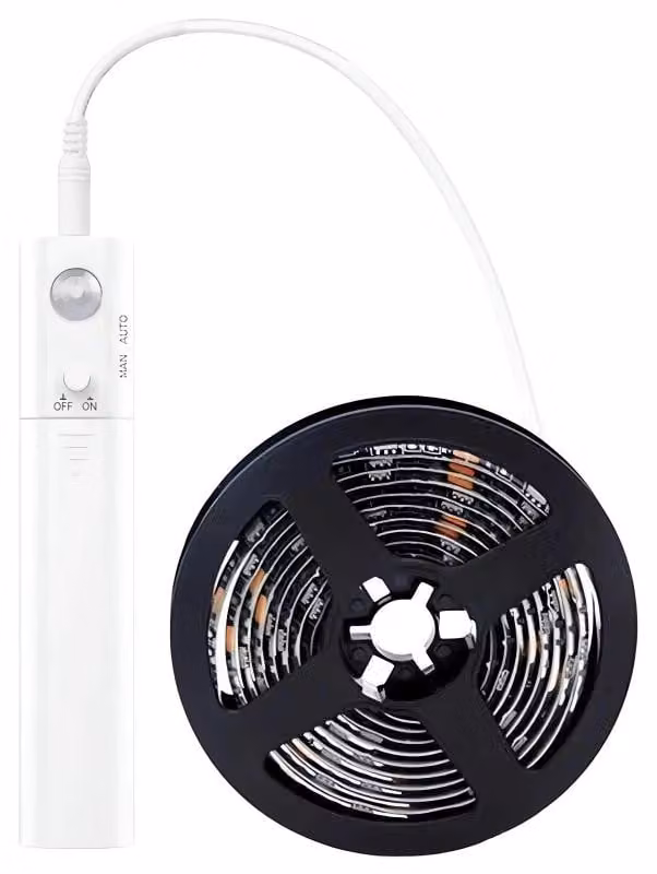 APT ZD94 Striscia LED con sensore di movimento 1 m, bianco freddo