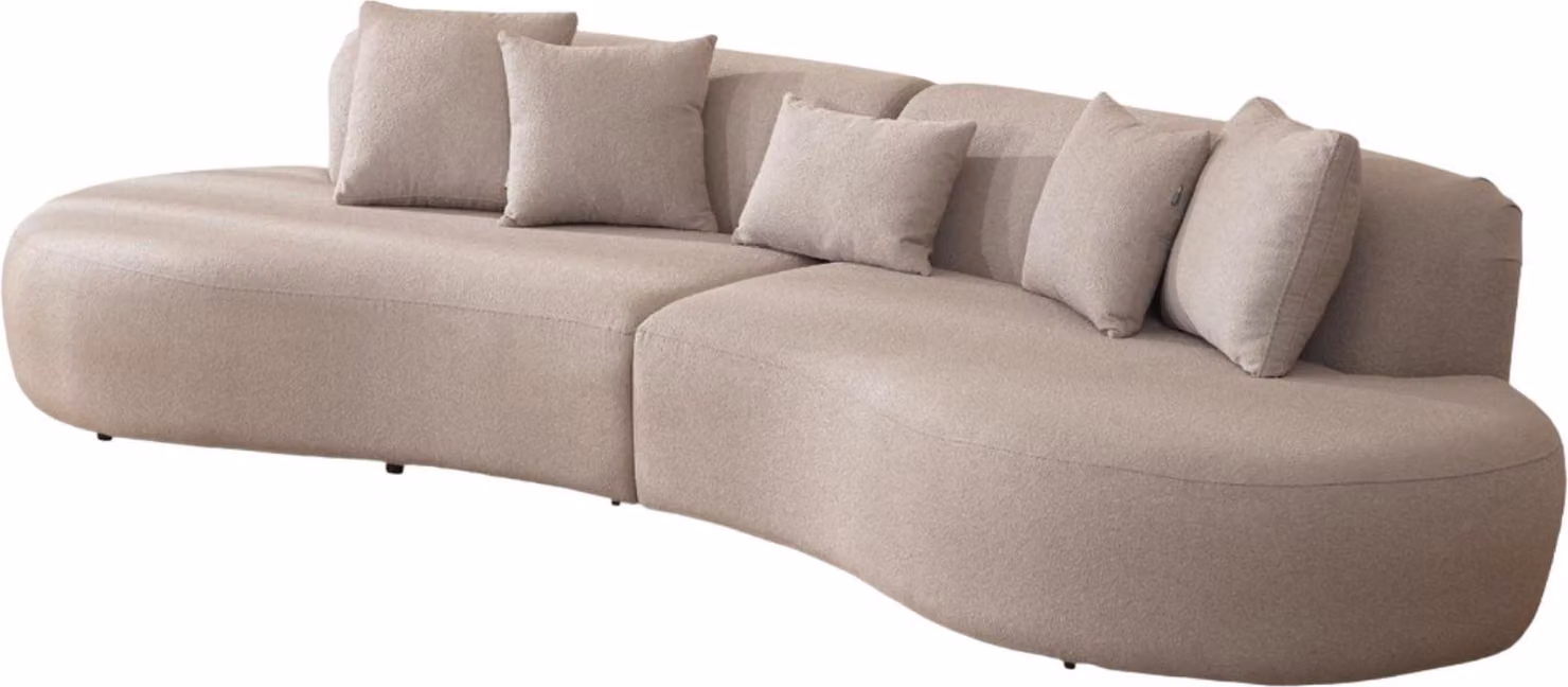 Sofa Big Couch Ovale Couchen Polster Möbel Wohnlandschaft 340cm xxl sofas