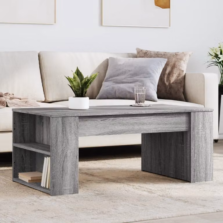 Maison Exclusive - Tavolino grigio Sonoma 102x55x42 cm Materiale ligneo