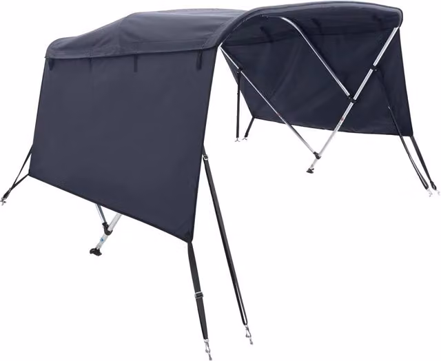 Bimini di Prua con Pareti Laterali 3 Archi 183x(170-182)x137cm CFW1823262